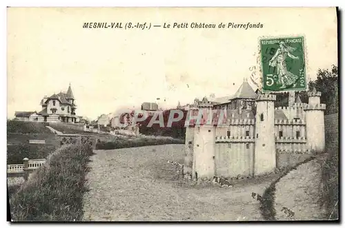 Ansichtskarte AK Mesnil Val Le Petit Chateau de Pierrefonds