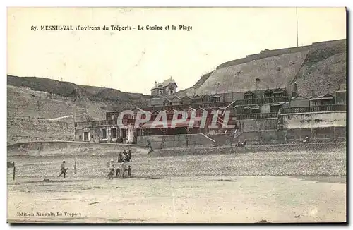 Cartes postales Mesnil Val Le Casino et la Plage