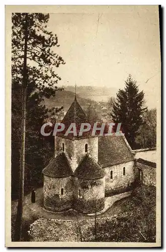 Ansichtskarte AK Abbaye de Saint Wandrille La chapelle Saint Saturnin