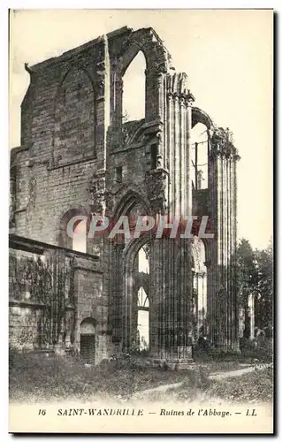 Cartes postales Saint Wandrille Ruines de l Abbaye