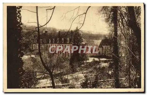 Ansichtskarte AK Abbaye de Saint Wandrille Le Monastere vu du Parc