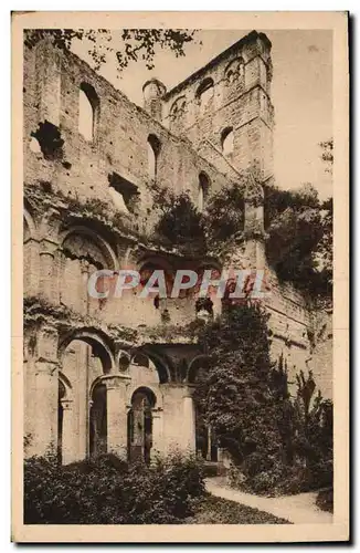 Cartes postales Abbaye de Jumieges Ruines des lateraux de l eglise Notre Dame