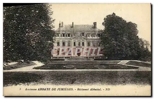 Cartes postales Ancienne Abbaye de Jumieges Batiment Abbatial