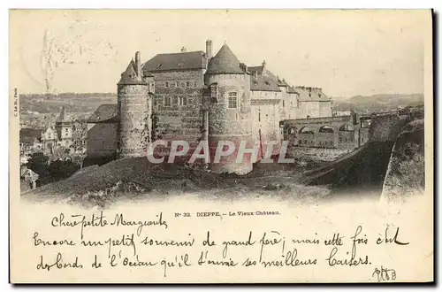 Cartes postales Dieppe Le Vieux Chateau