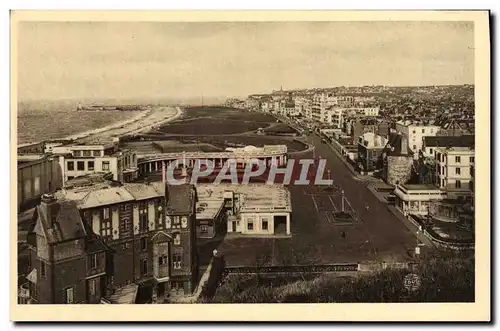 Ansichtskarte AK Dieppe Le Boulevard de Verdun Les pelouses et la plage