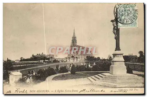 Cartes postales Bonsecours L Eglise Notre Dame