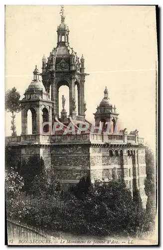 Cartes postales Bonsecours Le Monument de Jeanne d Arc