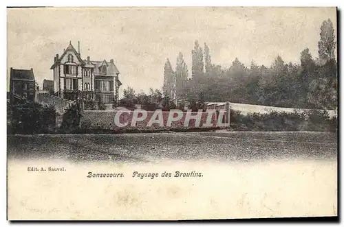 Cartes postales Bonsecours Paysage des Broutins