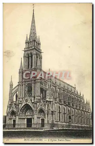 Cartes postales Bonsecours L Eglise Notre Dame