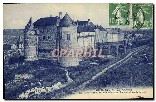 Cartes postales Dieppe Le Chateau