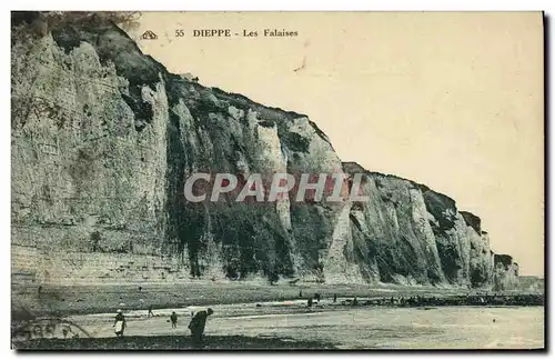 Cartes postales Dieppe Les Falaises