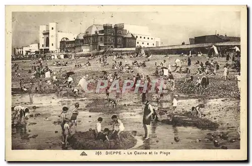 Cartes postales Dieppe Le Casino et la Plage