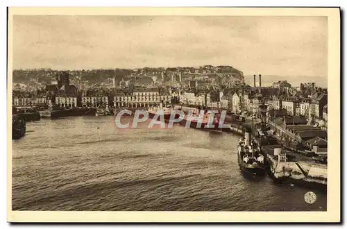 Ansichtskarte AK Dieppe Le Port et le Quai Henri IV Baetau