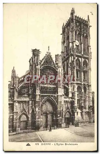 Ansichtskarte AK Dieppe L Eglise St Jacques