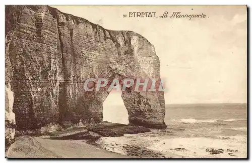 Cartes postales Etretat La Manneporte