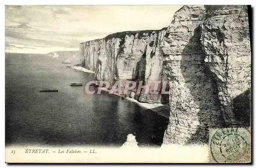 Ansichtskarte AK Etretat Les Falaises