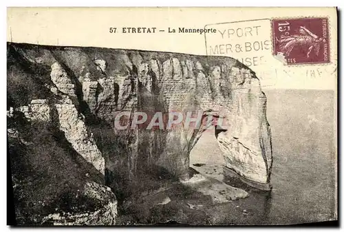 Cartes postales Etretat La Manneporte