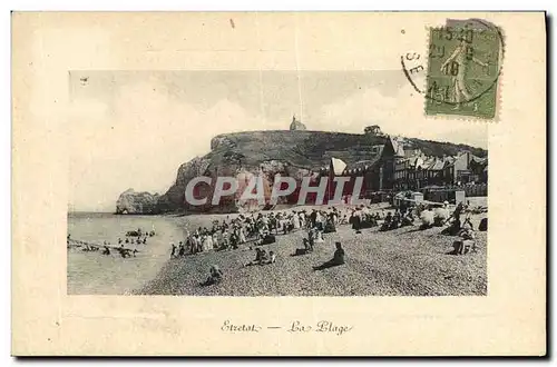 Cartes postales Etretat La Plage