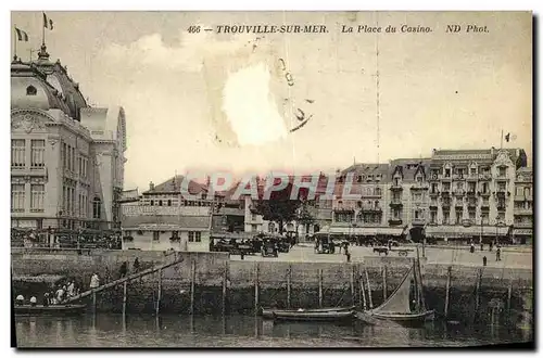 Ansichtskarte AK Trouville sur Mer La Place du Casino