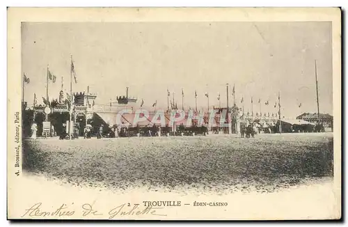 Cartes postales Trouville Eden Casino