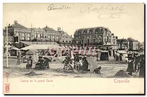 Cartes postales Casino ou le grand salon Trouville