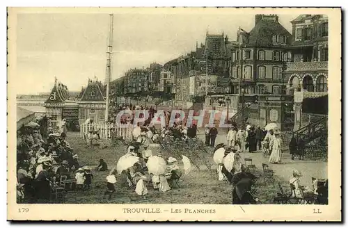 Cartes postales Trouville Les Planches