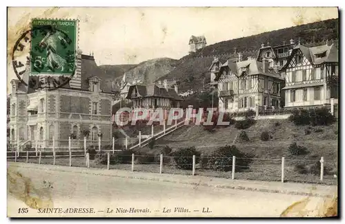 Ansichtskarte AK Sainte Adresse Le Nice Havrais Les Villas