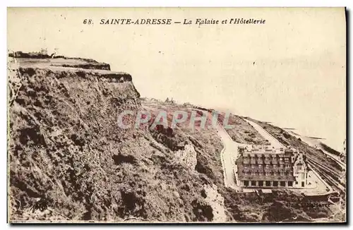 Cartes postales Sainte Adresse La Falaise et l Hotellerie