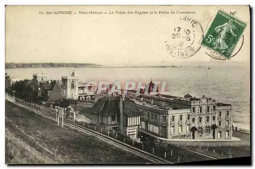 Ansichtskarte AK Sainte Adresse Nice Havrais Le palais des regates et le palais du commerce