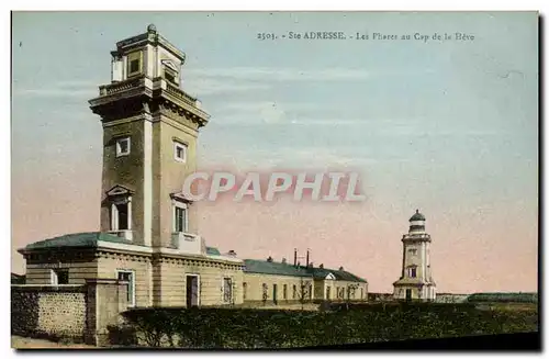 Cartes postales Ste Adresse Les Phares au Cap de la Heve