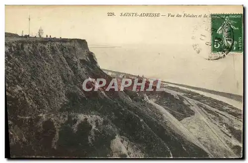 Cartes postales Sainte Adresse Vue des Falaises