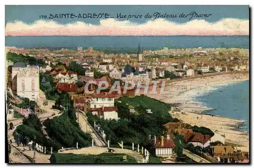 Ansichtskarte AK Sainte Adresse Vue Prise du Plateau des Phares