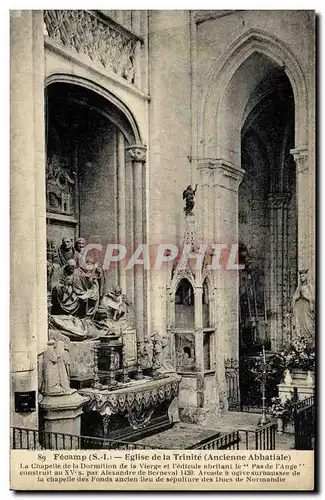 Cartes postales Fecamp Eglise de la Trinite Ancienne abbatiale