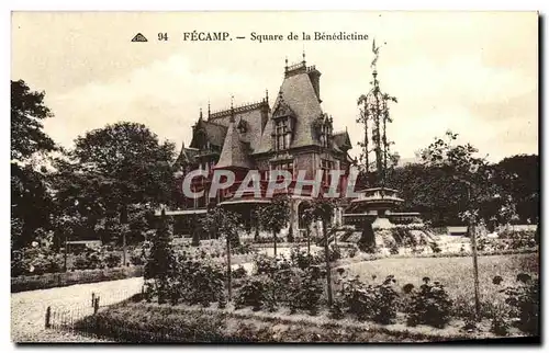 Cartes postales Fecamp Square de la Benedictine