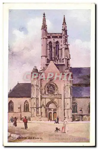 Ansichtskarte AK Fecamp Eglise Sainte Etienne