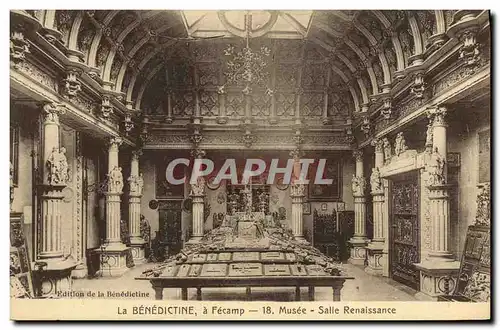 Cartes postales La Benedictine a Fecamp Musee Salle Renaissance