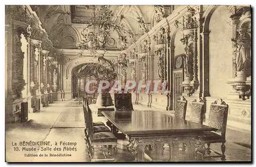 Cartes postales La Benedictine a Fecamp Musee Salle des Abbes