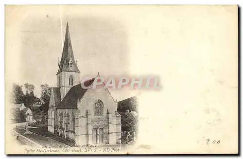 Cartes postales Environs de Caudebec en Caux Eglise Ste Gertrude Cote Ouest