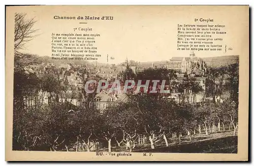 Cartes postales Chanson du Maire Eu Vue generale