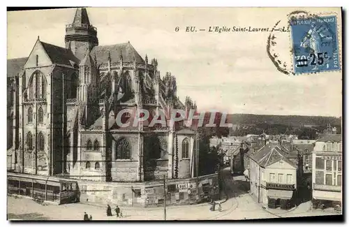 Cartes postales Eu L Eglise Saint Laurent