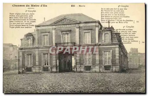 Cartes postales Chanson du Maire d Eu Eu Mairie