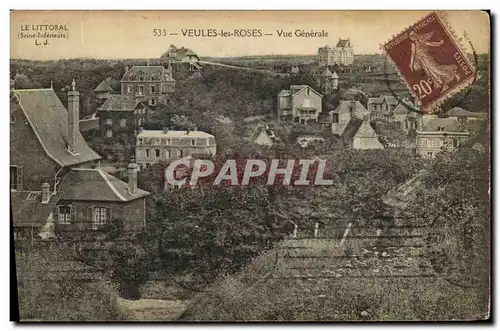 Cartes postales Veules Les Roses Vue Generale