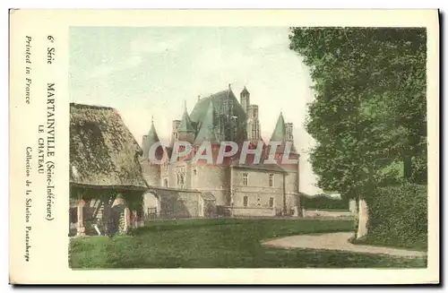 Cartes postales Martainville Le chateau