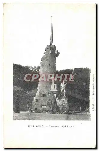 Ansichtskarte AK Moulineaux Monument Qui vive ? Militaria