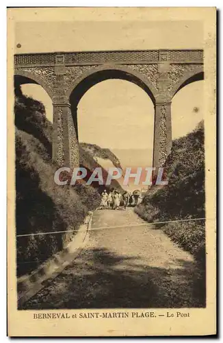 Cartes postales Berneval et Saint Martin Plage Le Pont