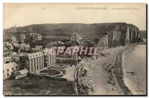 Cartes postales Les Petites Dalles Vue Generale de la Plage