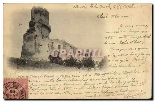 Cartes postales Ruines du chateau de Tournoel