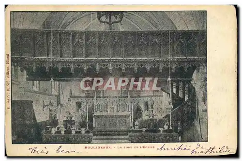 Cartes postales Moulineaux Le jure de l eglise