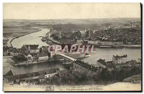 Ansichtskarte AK Montereau Vue Panoramique