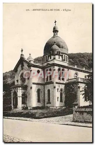 Cartes postales Amfreville la Mi Voie L Eglise